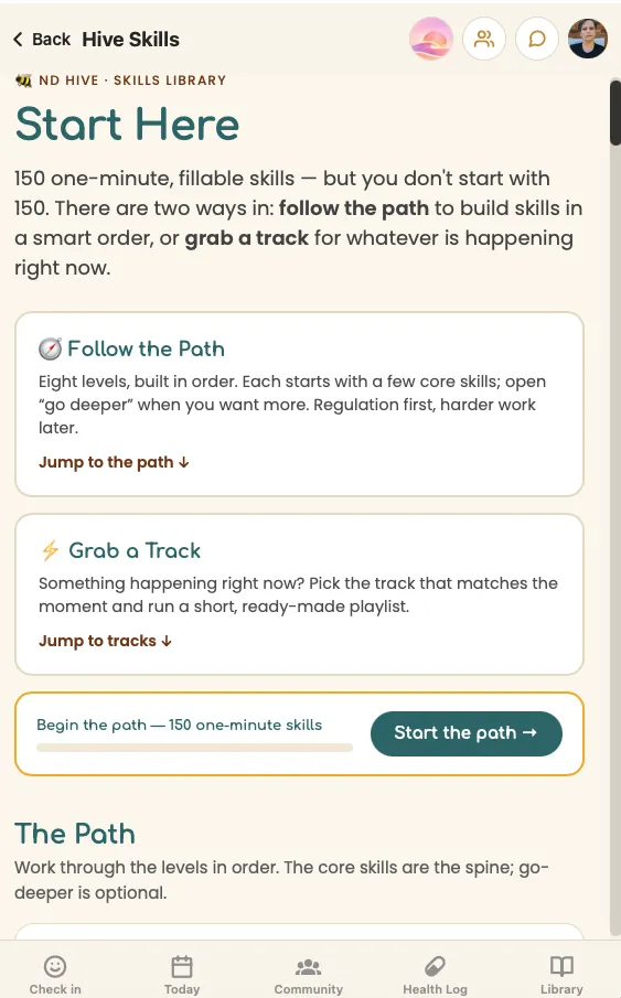 The Hive Skills Path