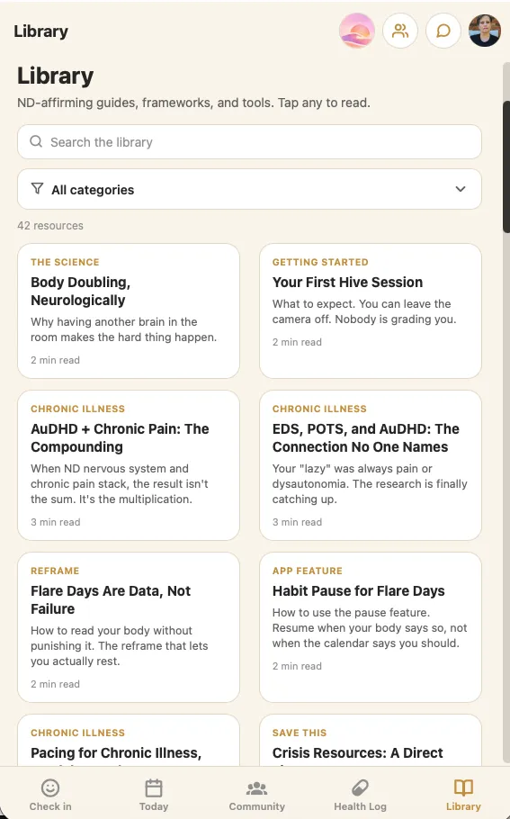 The ND Hive resource library